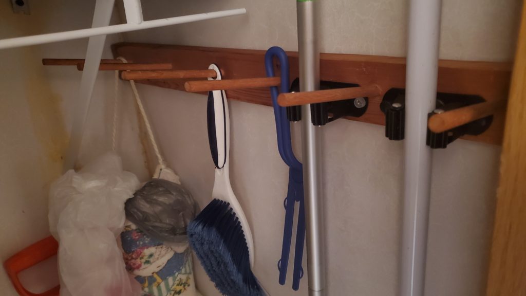 DIY Closet Organizer Using Stuff Laying Around the House