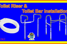 Toilet Riser & Toilet Bar Installation