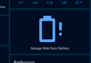 Low Battery Code for GS-WDS07 2 Code (4 code) Door Sensor