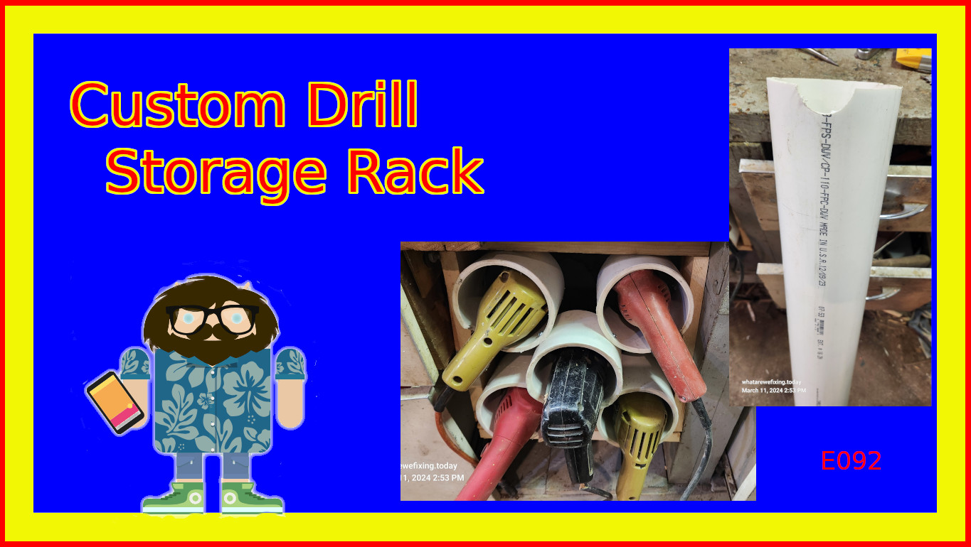 Custom Drill Storage Rack