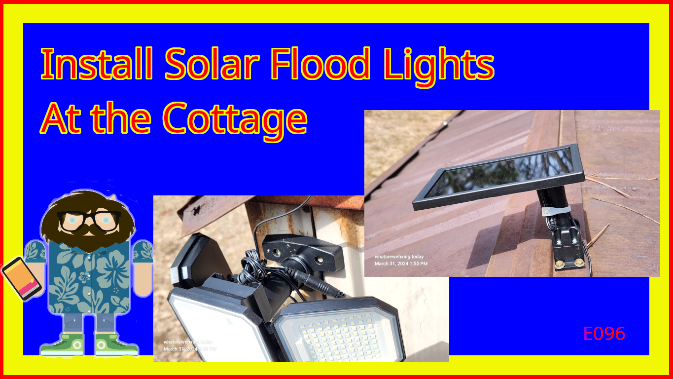 Install Solar Flood Lights
