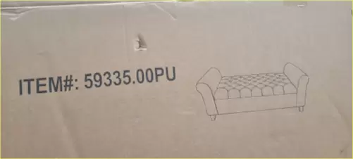 Amazon Storage Settee Bench model:59335.00PU