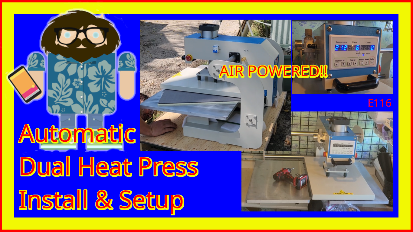 Automatic Dual Heat Press Install & Setup