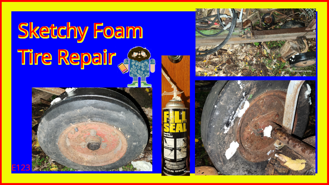 Sketchy Foam Tire Repair