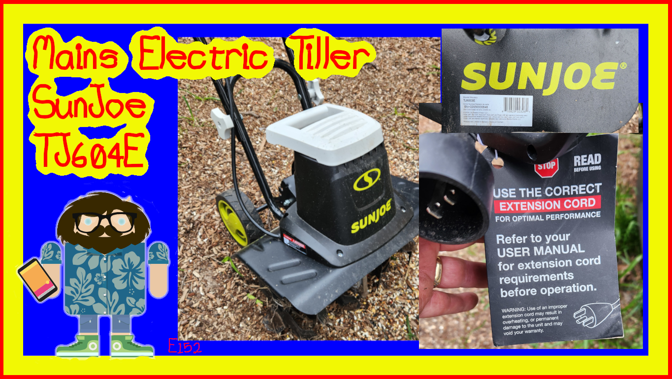 Mains Electric Tiller SunJoe TJ604E